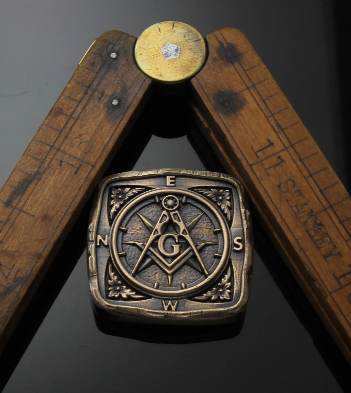 Masonic Travel Stone in Solid Bronze ProLine Designs