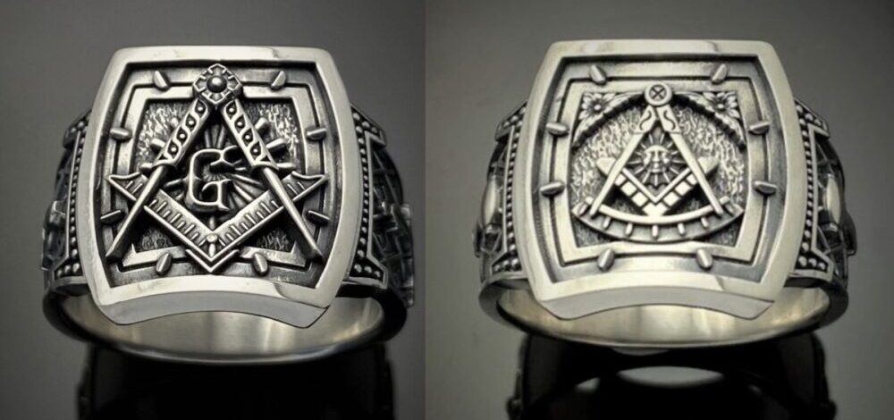 Masonic Self Defence Ring Wholesale 316 Stainless Steel Jewelry For Men  With Gold And Silver Accents Past Master Masonic Signet From  Dazzingjewelry, $2.82 | DHgate.Com